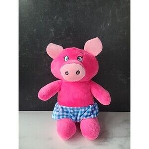 S&B Candy And Toy Co. Pink Pig With Tutu Plush Stuffed Animal